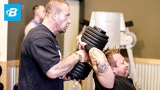 Bodybuilding Delts amp Triceps Workout  Dorian Yates Blood amp Guts [upl. by Camus]