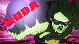 Le plus long MUDA MUDA MUDA MUDA MUDA MUDA MUDA MUDA jojos bizarre adventure Golden wind VOSTFR [upl. by Johannessen]