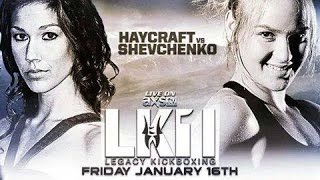 Valentina Shevchenko VS Lindsey Haycraft Full fight Legacy Kickboxing 1 [upl. by Amann]