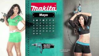 Senorita Makita 2011 Calendar Poster and Photos [upl. by Ashil440]