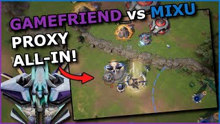 Proxy Build Gamefriends Celestials vs Mixus Vanguard in Stormgate [upl. by Yelrak]