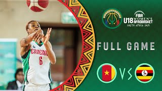 3RD PLACE GAME  Cameroon v Uganda  Full Basketball Game  FIBA U18 Womens AfroBasket 2024 [upl. by Ecirtael]