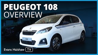 Peugeot 108 Overview Walkaround and features  Evans Halshaw TV [upl. by Gunthar]