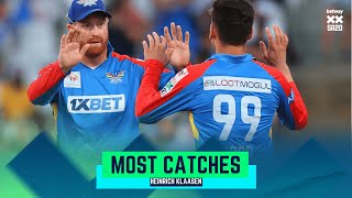 Betway SA20  Heinrich Klaasen takes the most catches in Season 2 [upl. by Grinnell]