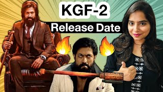 KGF Chapter 2 Release Date Announcement REACTION  Deeksha Sharma [upl. by Aysab]