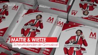 Scheurkalender de Qmusical  Mattie amp Wietze  Qmusic [upl. by Madigan74]