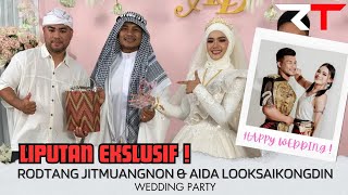 EKSKLUSIF  Pesta pernikahan RODTANG amp AIDA 🇹🇭 Vlog [upl. by Eenimod]