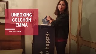 Colchón Emma Original 🤔 Unboxing Prueba y Opinión [upl. by Adnorrehs]