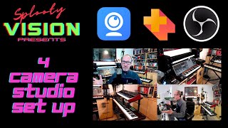 HOW TO Using iVCAM to create a 4 camera set up in OBS using a webcam video cam iPhone and iPad [upl. by Frere895]