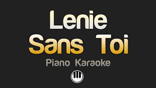 Lenie  Sans Toi Karaoke [upl. by Llerraf]