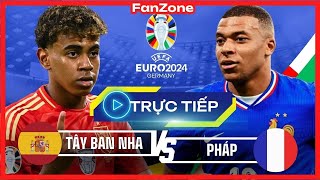 Trực tiếp Euro 2024  Tây Ban Nha và Pháp  Livestream từ Fanzone [upl. by Anawyt]