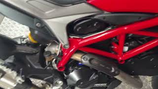 DUCATI HYPERMOTARD 821 2015 FOR SALE MOTORBIKES 4 ALL REVIEW [upl. by Nesnah]