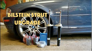 BMW e46 Suspension UPGADE  Bilstein b4 Struts [upl. by Gertie]