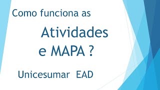 Como fazer ATIVIDADE 1 2 3 E MAPA  Unicesumar [upl. by Wilen]