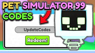 😱This UPDATE CODE GIVES FREE HUGE PETS in Pet Simulator 99 [upl. by Hcirdla]