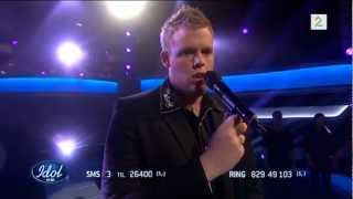 Steffen Jakobsen  First we take Manhattan  Norwegian Idol 2013 [upl. by Mufi]