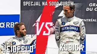 KUBICA VS HEIDFELD  WOJNA POLSKONIEMIECKA W FORMULE 1 SPECJAL NA 5000 SUBÓW [upl. by Atiuqat]