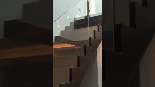 Before and After Staircase Transformation  Modern Designs  Ovoms staircasedesign modernstairs [upl. by Cozza]