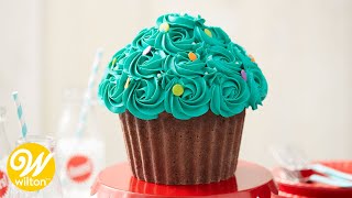 How to Make a Giant Cupcake Cake [upl. by Yerrot]