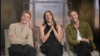 Harry Kate and William Luther Ford Meg Bellamy and Ed McVey Talk “The Crown” Season 6 [upl. by Aicirtak198]