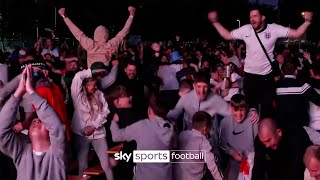 WILD CELEBRATIONS as England book place in Euro 2024 final 🎊 [upl. by Elaine]