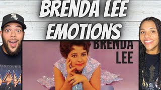 PHENOMENAL FIRST TIME HEARING Brenda Lee  Emotions REACTION [upl. by Dorothi]