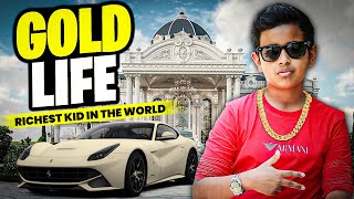 Lavish Gold Lifestyle of Rashid Belhasa  The Worlds Richest Kid [upl. by Ellezaj]