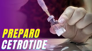 Cetrotide Como preparar a medicação [upl. by Ahsla]