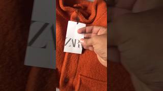 Zara wool jacket🔥 Classy wool jacket for winters fashion zara jacket unboxing street style [upl. by Annecorinne]