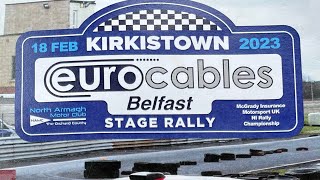 Kirkistown Stages Rally 2023 NI Rally Championship Round 1 [upl. by Ursala492]