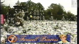 Perth Special News Broadcast  Princess Diana Funeral 1997 [upl. by Ynohtn]