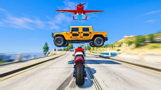 I Tried The Craziest GTA 5 Stunt Challenge [upl. by Ttegirb]