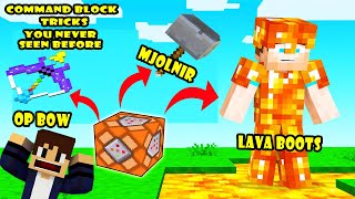 Amazing Command Block tricks you never seen before in Minecraft and Crafting and Building [upl. by Ciro79]