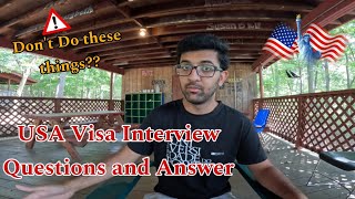 USA J1 Visa Interview  J1 visa Question and Answer  USA visa Interview  America Visit Visa [upl. by Dalia95]