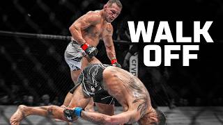 The Greatest UFC WALK OFF KNOCKOUTS 😡 [upl. by Ilohcin172]