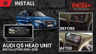 Audi Q5 Head Unit Installation 20092016 [upl. by Vlad]