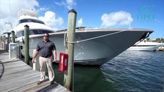 2019 Viking Yachts 92 Sky Bridge  Walkthrough [upl. by Gerek363]