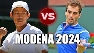 Albert RamosVinolas vs ChunHsin Tseng MODENA 2024 [upl. by Ddarb293]