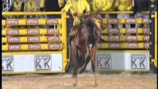 Saddle Bronc Riding in Brazilian Rodeos [upl. by Nnaasil]