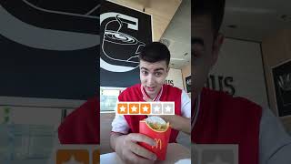 Probé McDonalds de 1 estrella vs 5 estrellas ¿Cuál es MEJOR [upl. by Zeitler]