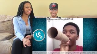 Couple Reacts  Funniest Reggie Couz Vines Compilation Reaction [upl. by Sholley]