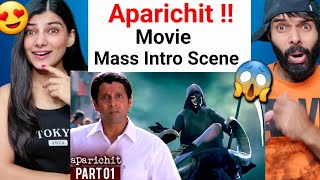 Aparichit Anniyan Vikram MASS Intro Scene Reaction  Hindi Dubbed Movie [upl. by Hgiel]