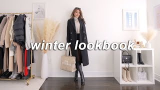 WINTER OUTFIT IDEAS  warm  trendy outfits [upl. by Llahsram293]