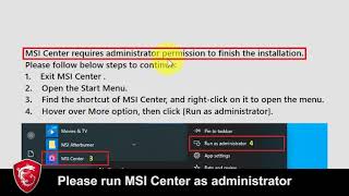 MSI® HOWTO install MSI Center [upl. by Mcginnis219]