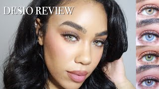 DESIO COLOR CONTACT REVIEW  4 Must Have Shades The Best of the Attitude Collection  Discount Code [upl. by Ulane]