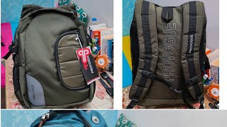 🔥Unboxing PROVOGUE 45L Laptop Backpack JERSEY Backpack for College amp Travelling backpack provogue [upl. by Medor]