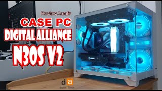 Unboxing amp Review Amatir CaseCasing PC Digital Alliance N30S v2 [upl. by Eilra]