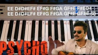 Unna Nenachu Song  Psycho  Keyboard Tutorial  Sid Sriram  Ilaiyaraaja  BeatZ Notes [upl. by Rothenberg]