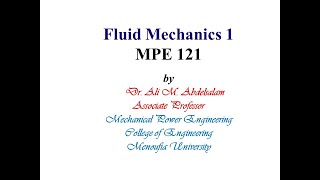 Lecture 10Fluid Mechanics 1Buoyancy and stability of floating bodies [upl. by Obed177]