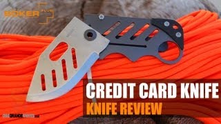 Boker Plus Credit Card Knife Review  OsoGrandeKnives [upl. by Kenwood]